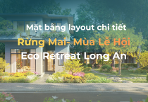Mặt bằng chi tiết Rừng Mai - Phân khu mùa lễ hội - Eco Retreat 