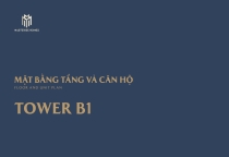 Mặt bằng toà B1 - Masteri Cosmo Central | Global City