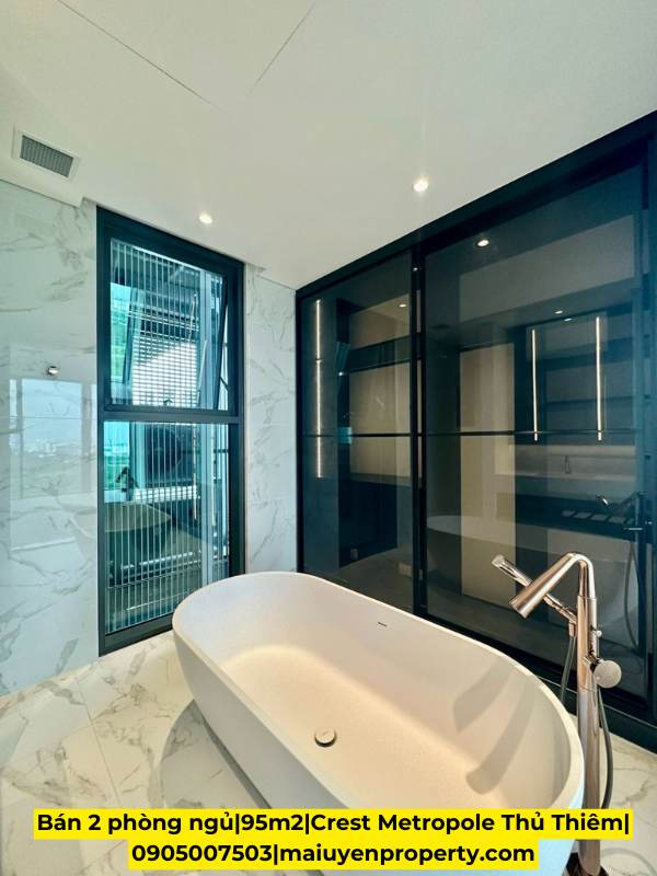 BÁN CĂN HỘ 2 PHÒNG NGỦ TẠI CREST RESIDENCE - DIỆN TÍCH 95 M²