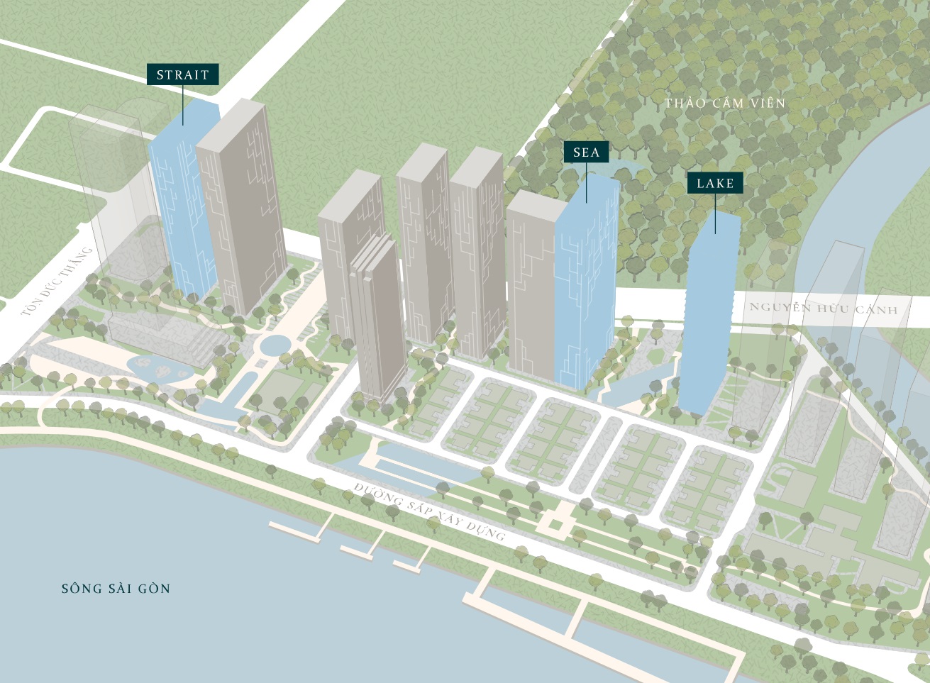 LAYOUT LAKE TOWER-GRAND MARINA SAIGON