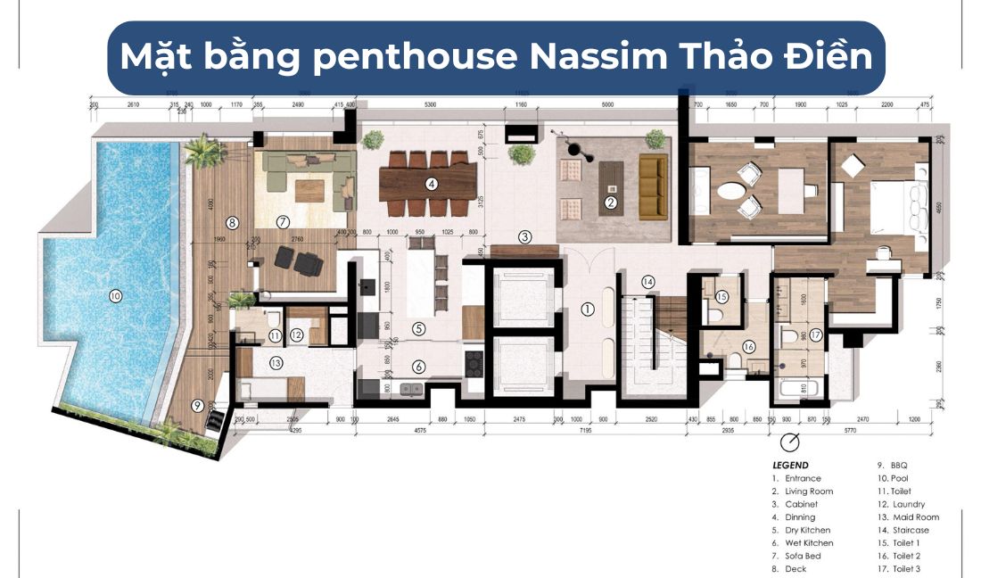 penthouse Nassim layout