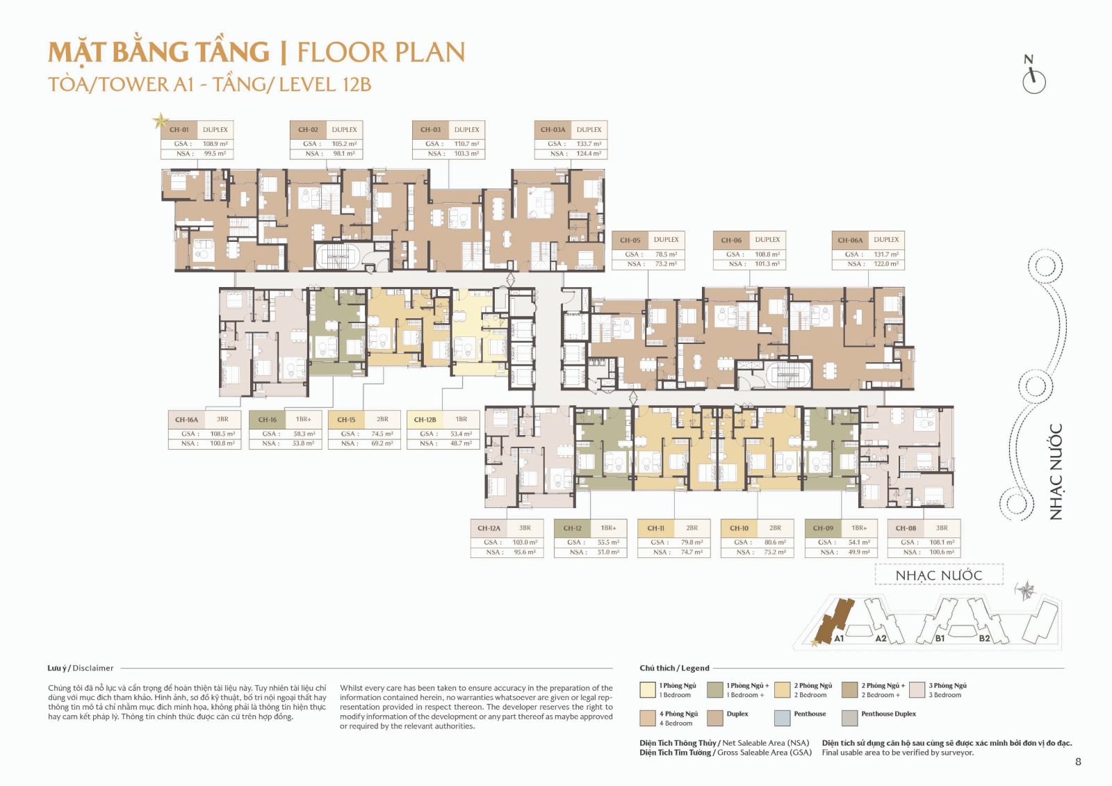 Tổng quan về dự án Masteri Park Place và vị trí tòa A1- Tầng 12B