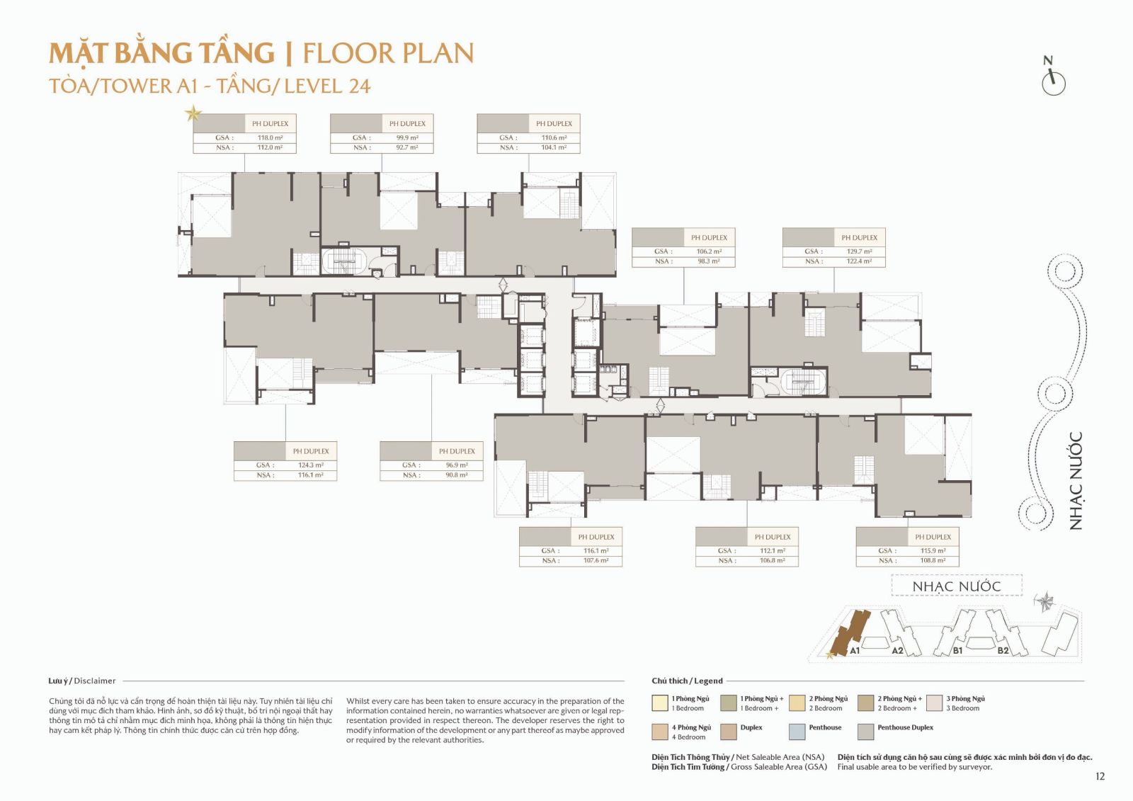 Tổng quan về dự án Masteri Park Place và vị trí tòa A1- Tầng 24
