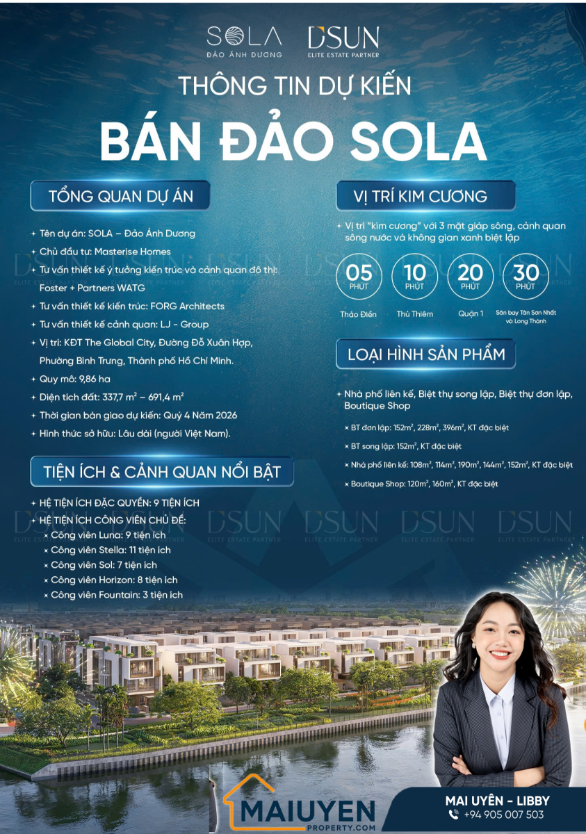 Tóm tắt tổng quan dự án Sola - Global City
