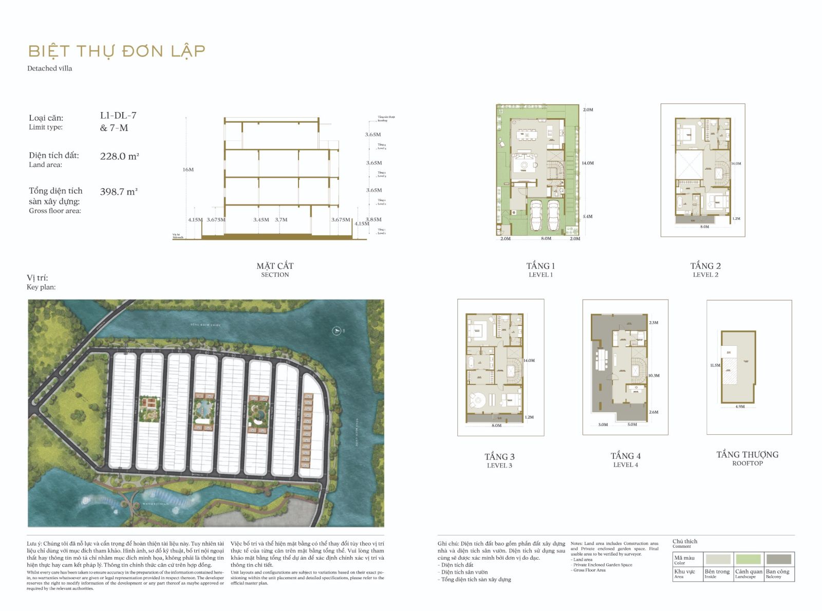 Mặt bằng Biệt thự Sola Rise - Global City - Đơn Lập Góc