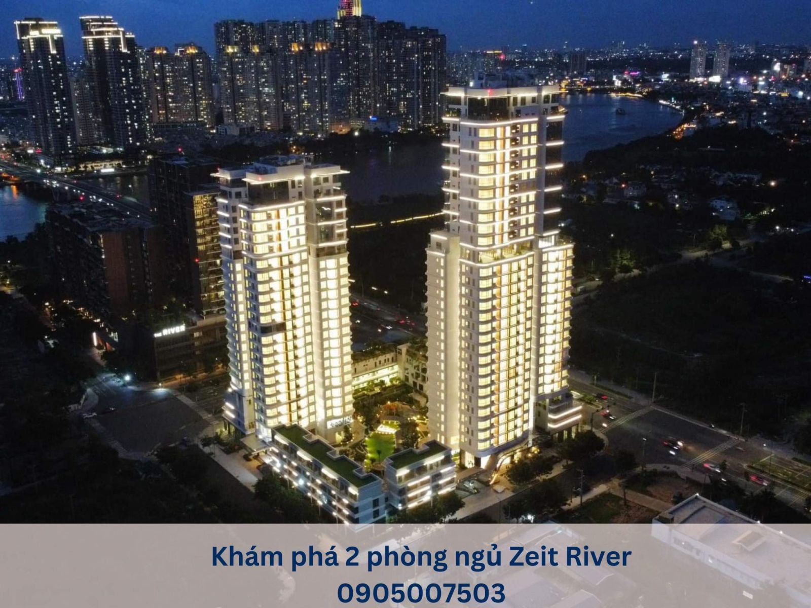Căn Hộ 2 Phòng Ngủ Tại Zeit River Thủ Thiêm