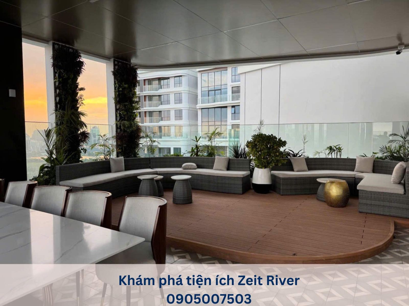 Căn Hộ 2 Phòng Ngủ Tại Zeit River Thủ Thiêm
