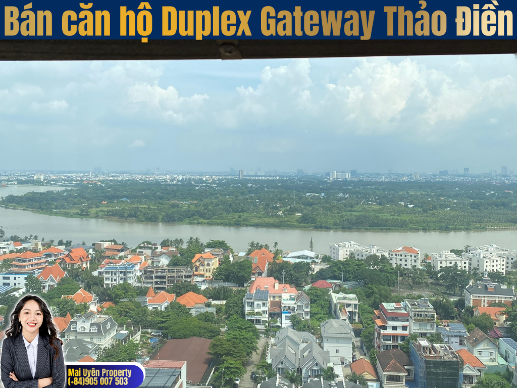 Bán Căn Hộ Duplex Gateway Thảo Điền | 246.08m² | View Sông & Landmark 81 | Giá 44 Tỷ