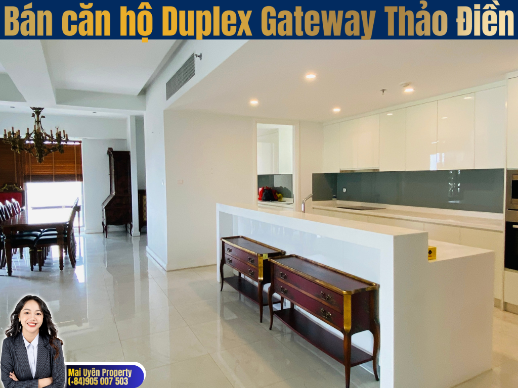 Bán Căn Hộ Duplex Gateway Thảo Điền | 246.08m² | View Sông & Landmark 81 | Giá 44 Tỷ