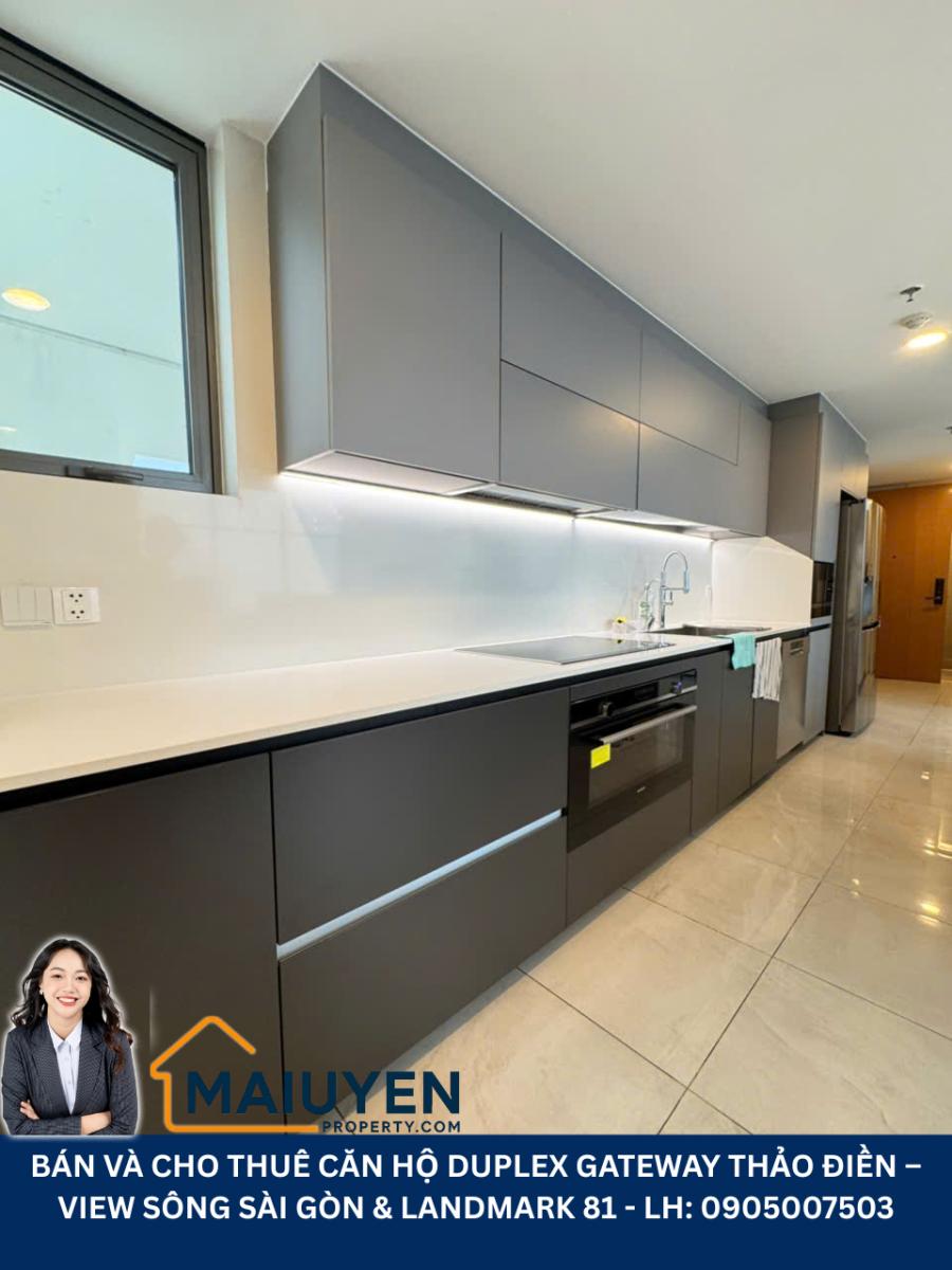 BÁN VÀ CHO THUÊ CĂN HỘ DUPLEX GATEWAY THẢO ĐIỀN – VIEW SÔNG SÀI GÒN & LANDMARK 81