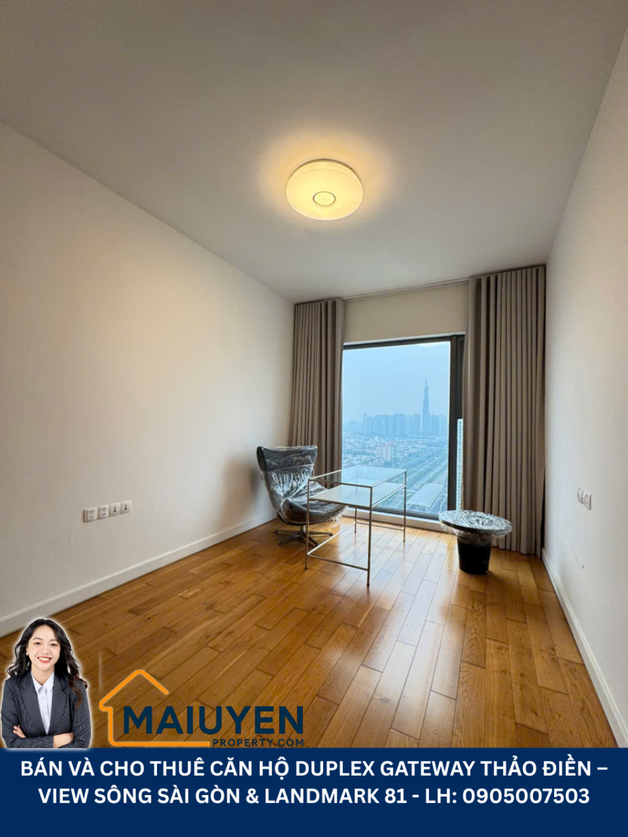 BÁN VÀ CHO THUÊ CĂN HỘ DUPLEX GATEWAY THẢO ĐIỀN – VIEW SÔNG SÀI GÒN & LANDMARK 81