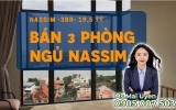 SELLING 3BR NASSIM THAO DIEN- 19.5B- 3 BR