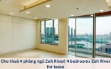 Cho thuê 4 phòng ngủ Zeit River Thủ Thiêm- giá thuê hấp dẫn còn thương lượng cho khách thiện chí.