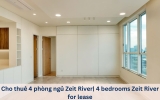Cho thuê 4 phòng ngủ Zeit River Thủ Thiêm- giá thuê hấp dẫn còn thương lượng cho khách thiện chí.