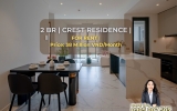 Cho Thuê Căn Hộ 2 Phòng Ngủ Tại Dự Án Crest - Metropole Thủ Thiêm- 38tr/ tháng