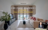 Cho Thuê Căn Hộ 2 Phòng Ngủ Tại Dự Án Crest - Metropole Thủ Thiêm- 38tr/ tháng