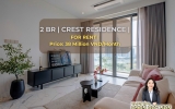 Cho Thuê Căn Hộ 2 Phòng Ngủ Tại Dự Án Crest - Metropole Thủ Thiêm- 38tr/ tháng