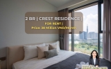Cho Thuê Căn Hộ 2 Phòng Ngủ Tại Dự Án Crest - Metropole Thủ Thiêm- 38tr/ tháng