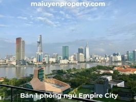 [BÁN] CĂN HỘ 1PN TILIA RESIDENCES – VIEW TRỰC DIỆN SÔNG & QUẬN 1 – SẴN HỢP ĐỒNG THUÊ CAO
