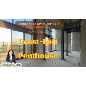 Bán Penthouse - Loft Toà Crest METROPOLE THU THIEM- Giá bán 23.7 tỷ 