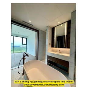 BÁN CĂN HỘ 2 PHÒNG NGỦ TẠI CREST RESIDENCE - DIỆN TÍCH 95 M² | 17,5 tỷ|