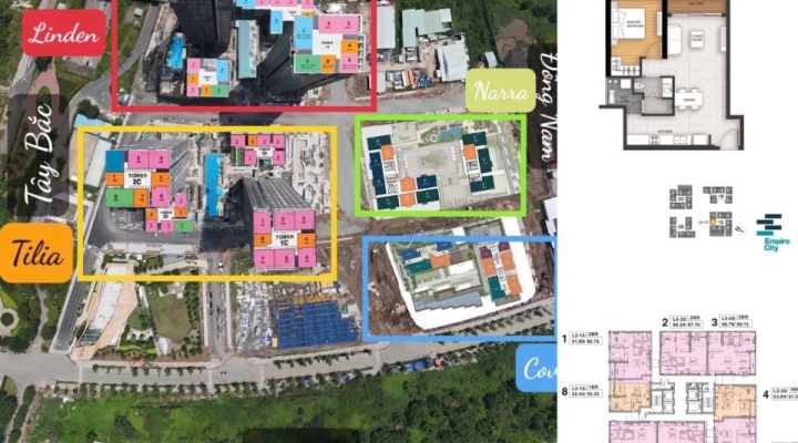 [BÁN] CĂN HỘ 1PN TILIA RESIDENCES – VIEW TRỰC DIỆN SÔNG & QUẬN 1 – SẴN HỢP ĐỒNG THUÊ CAO