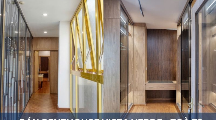 BÁN PENTHOUSE VISTA VERDE QUẬN 2 – 3PN, 270 M², VIEW SÔNG & THÀNH PHỐ, NỘI THẤT CAO CẤP