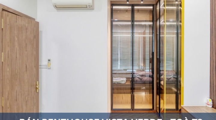 BÁN PENTHOUSE VISTA VERDE QUẬN 2 – 3PN, 270 M², VIEW SÔNG & THÀNH PHỐ, NỘI THẤT CAO CẤP