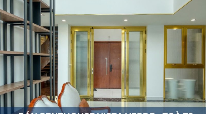 BÁN PENTHOUSE VISTA VERDE QUẬN 2 – 3PN, 270 M², VIEW SÔNG & THÀNH PHỐ, NỘI THẤT CAO CẤP