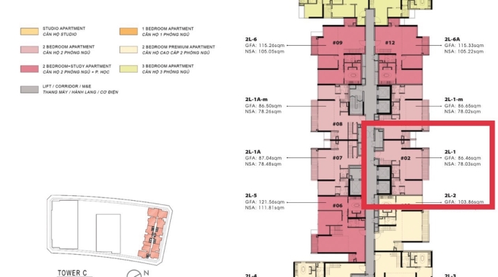 Bán Penthouse - Loft Toà Crest METROPOLE THU THIEM- Giá bán 23.7 tỷ 