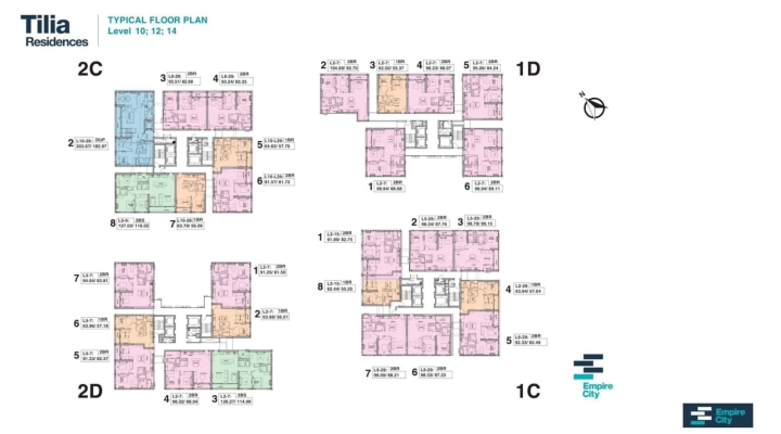 [BÁN] CĂN HỘ 1PN TILIA RESIDENCES – VIEW TRỰC DIỆN SÔNG & QUẬN 1 – SẴN HỢP ĐỒNG THUÊ CAO