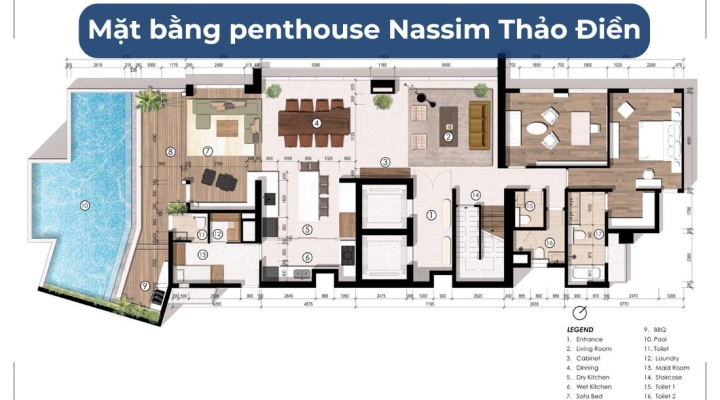 Exclusive Penthouse for Sale at Nassim Thảo Điền (Foreigner Quota)- 230 Billion +84905007503 Libby -Eng 