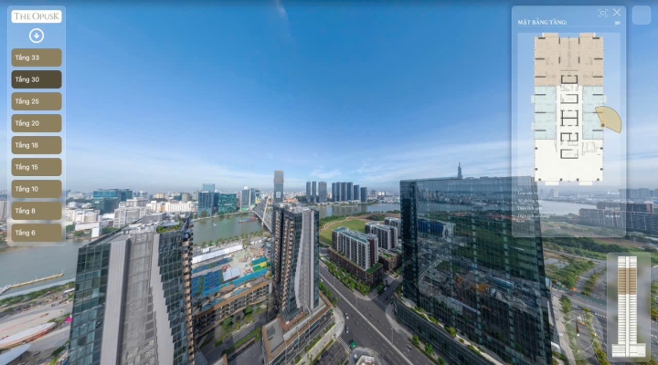bán căn 2 phòng ngủ Opusk - Metropole Thủ Thiêm