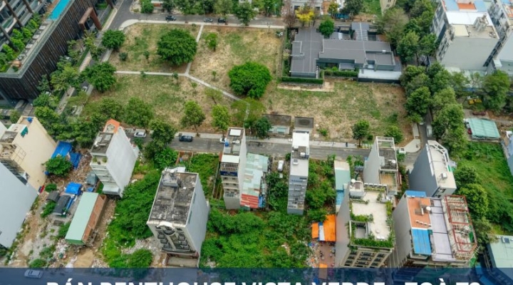 BÁN PENTHOUSE VISTA VERDE QUẬN 2 – 3PN, 270 M², VIEW SÔNG & THÀNH PHỐ, NỘI THẤT CAO CẤP